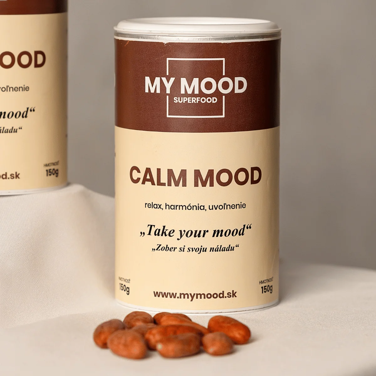 CALM MOOD 150g Kakaový nápoj s adaptogénmi pre pohodu a spánok