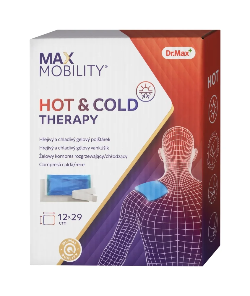 Dr. Max Hot & Cold Therapy 1×1 ks, obklad, rozmer 12 × 29 cm
