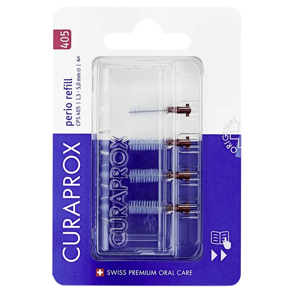 CURAPROX CPS 405 "perio", medzizubné kefky refill 1×1 set, medzizubné kefky