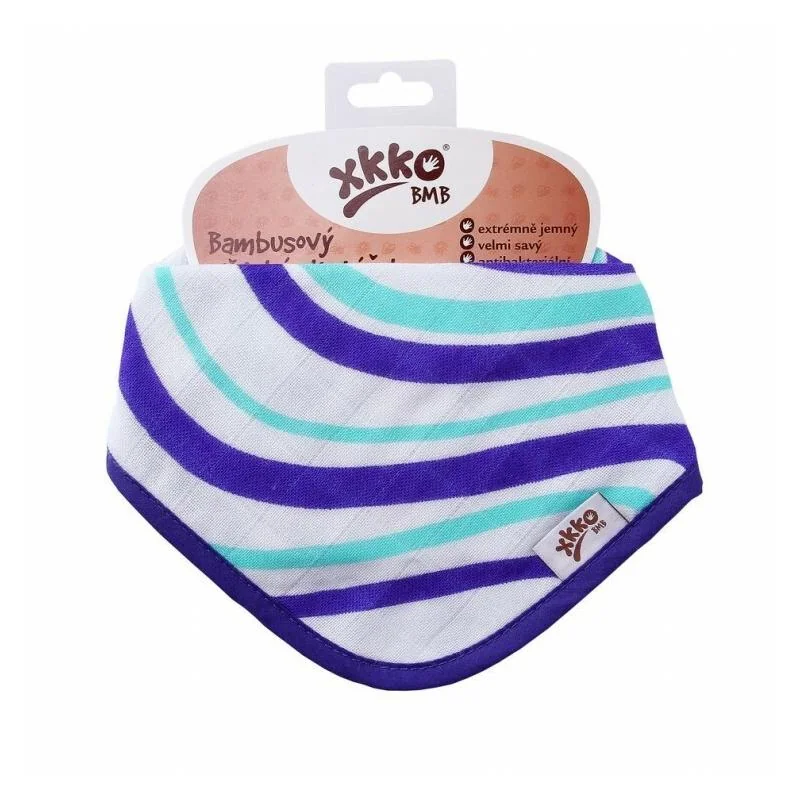 XKKO BMB Spirals&Bubbles - Slintáčik/Šatka, Cyan Bubbles (1ks)