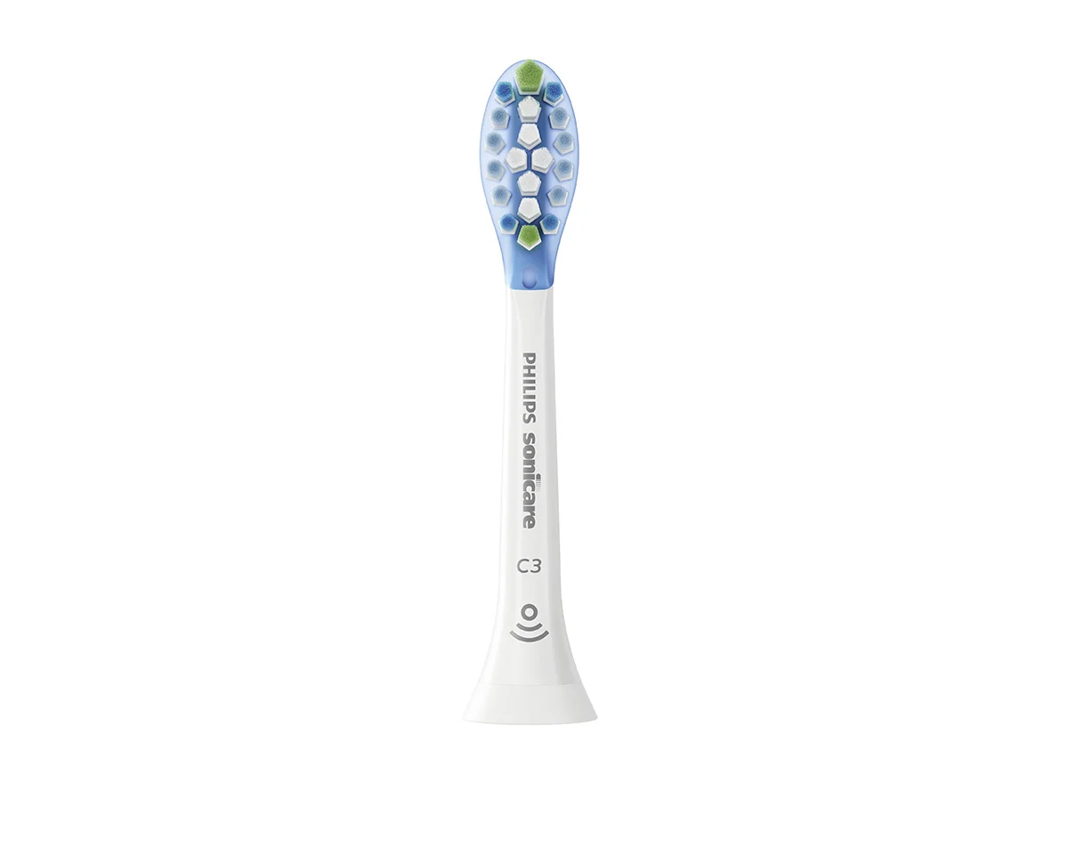 Philips - Nástavce HX9044/17 C3 Premium Plaque Defence pre Sonicare 3. generácie, biela 1×4 ks, hlavica na sonickú kefku