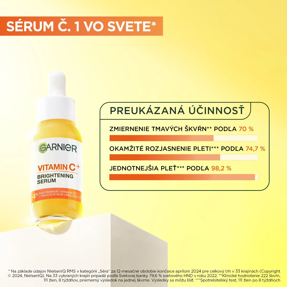 Garnier Skin Naturals Vitamín C+ rozjasňujúce sérum 1×30 ml, sérum