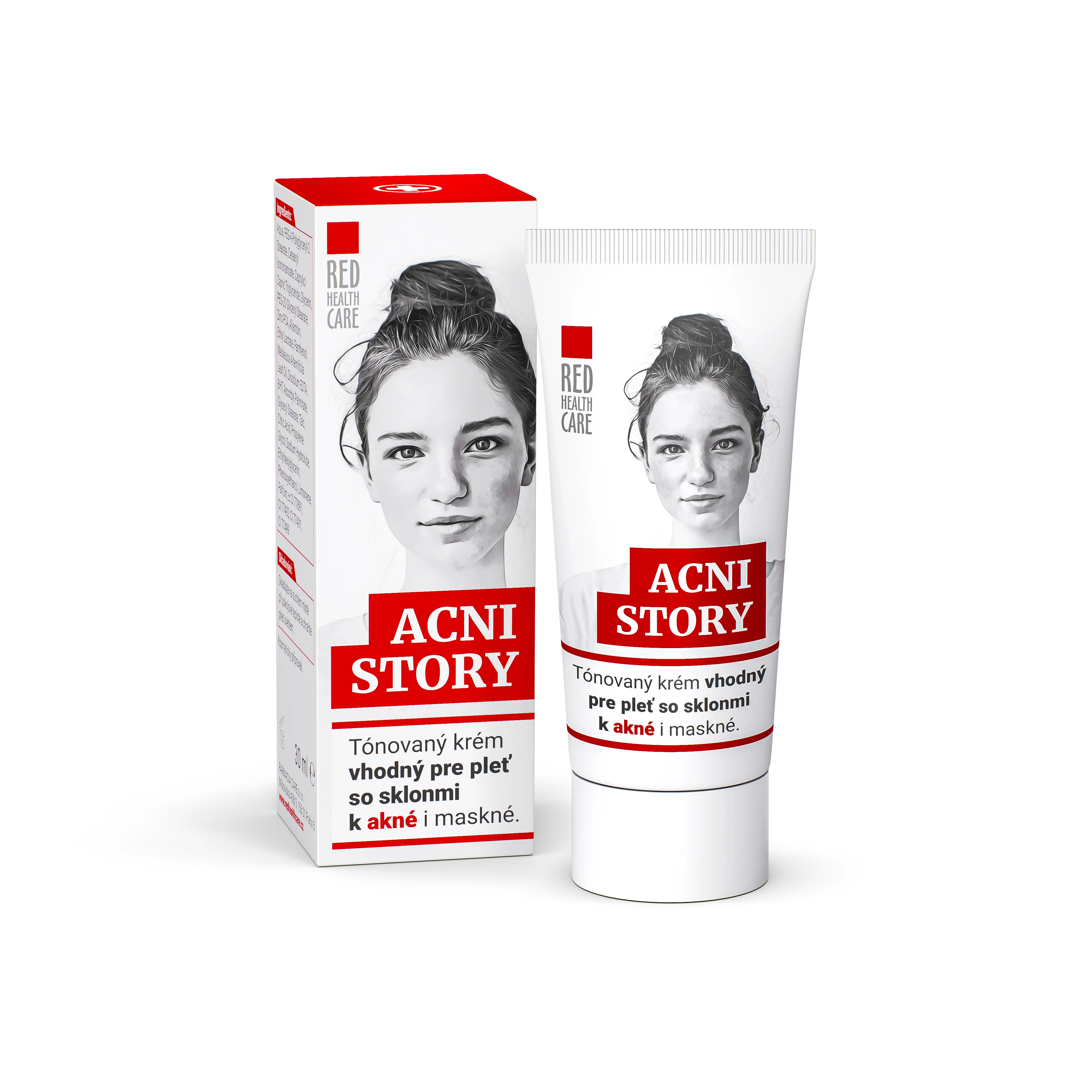 RED HEALTH CARE ACNI STORY 1×30 ml, tónovací krém