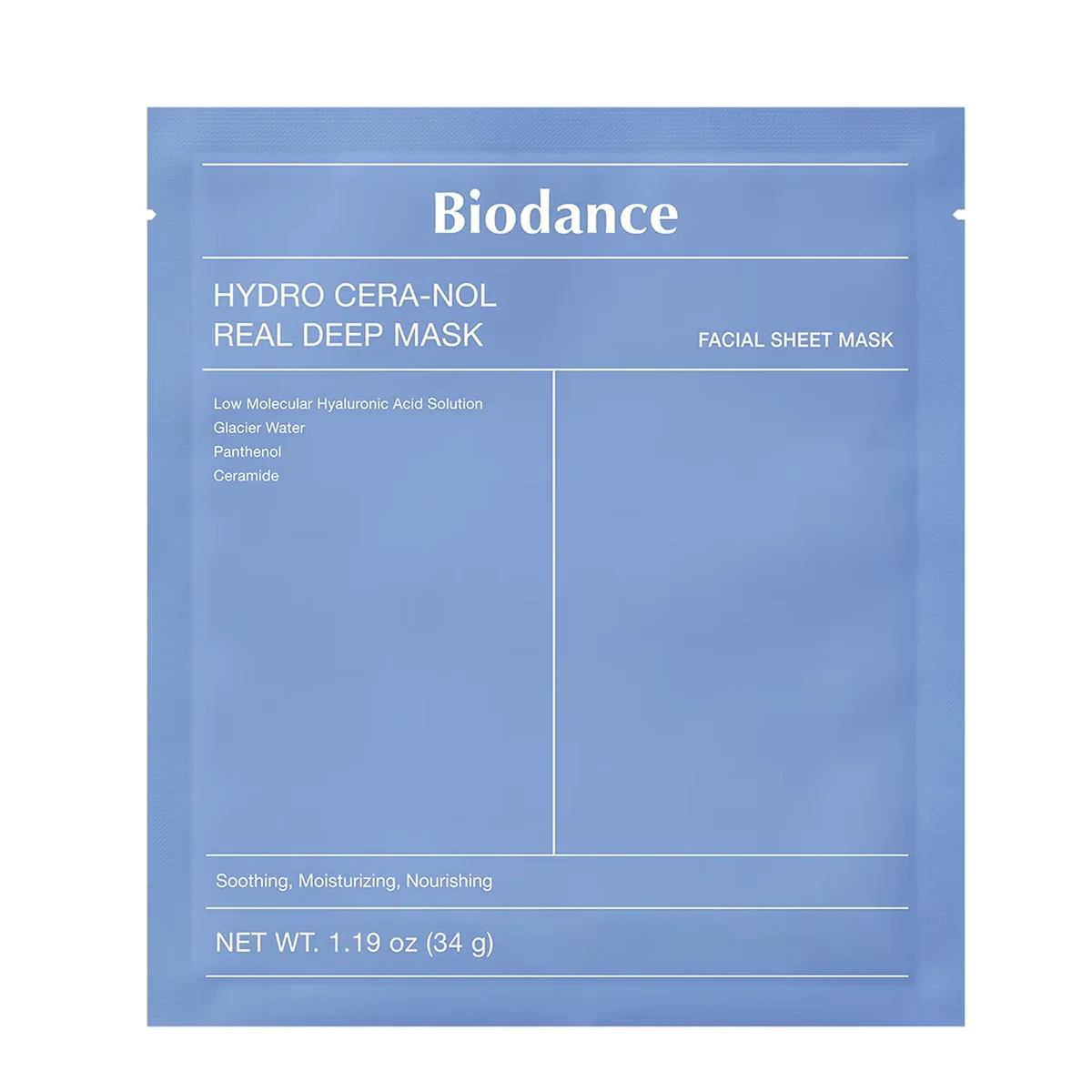 Biodance Hydro Cera-nol Real Deep Mask 4ks BOX hĺbkovo hydratačná maska 4ks BOX