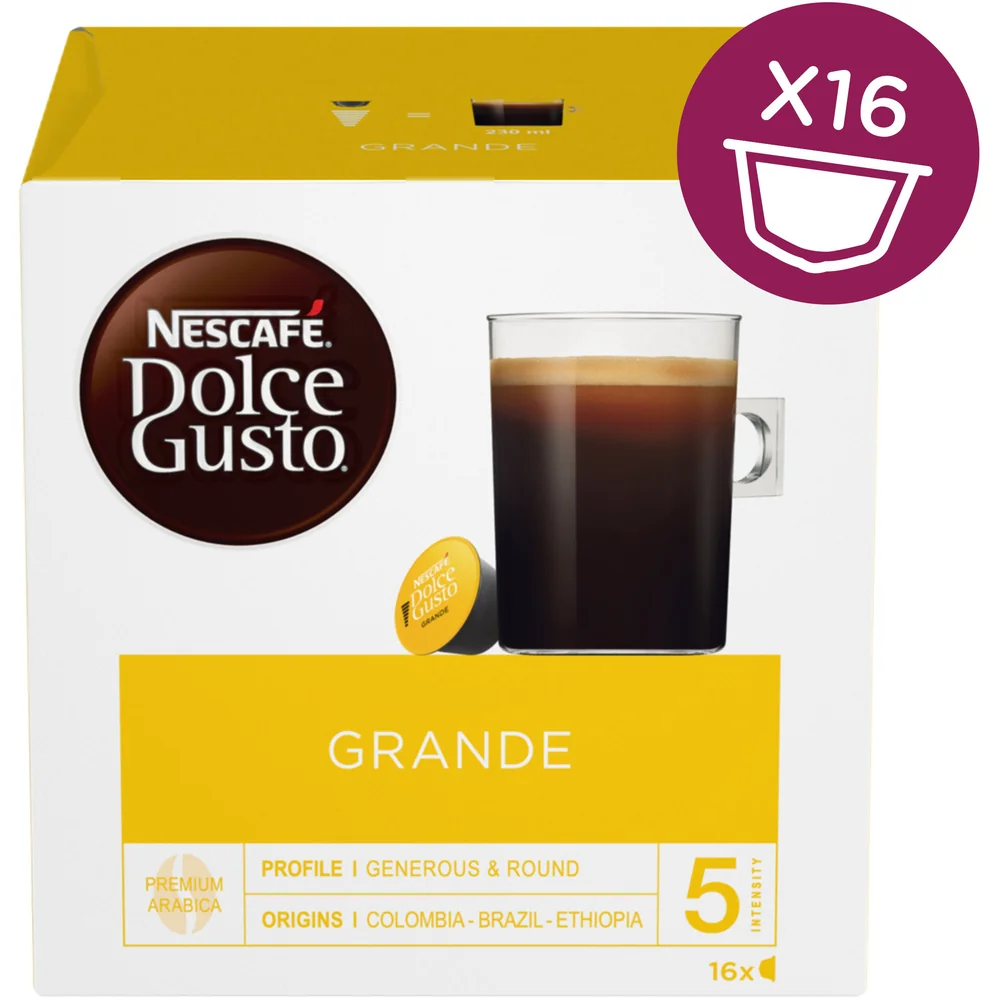Nescafé Kapsule Dolce Gusto Grande 1×16 ks, kávové kapsuly