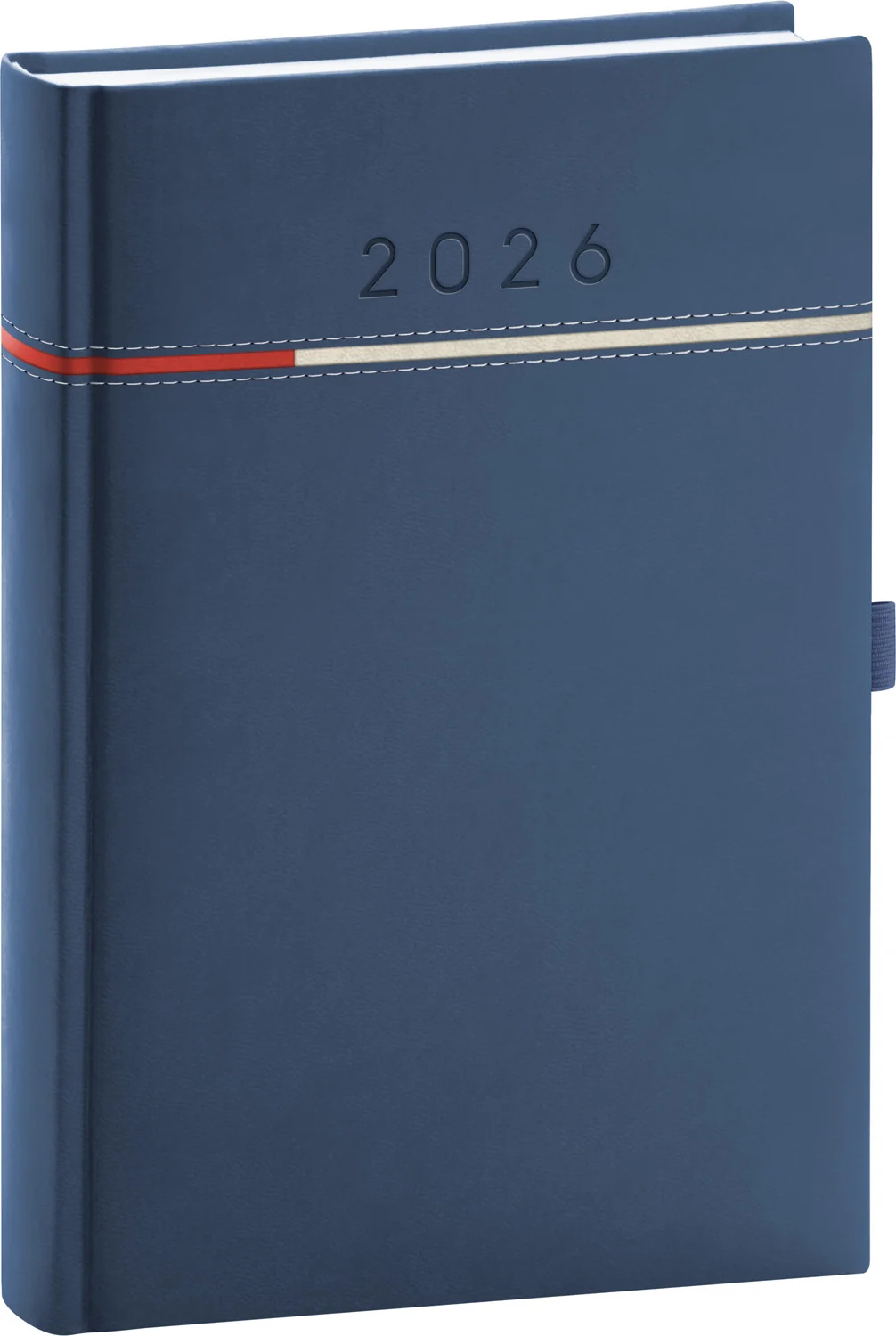 NOTIQUE Denný diár Tomy 2026 modro-červený 15 x 21 cm