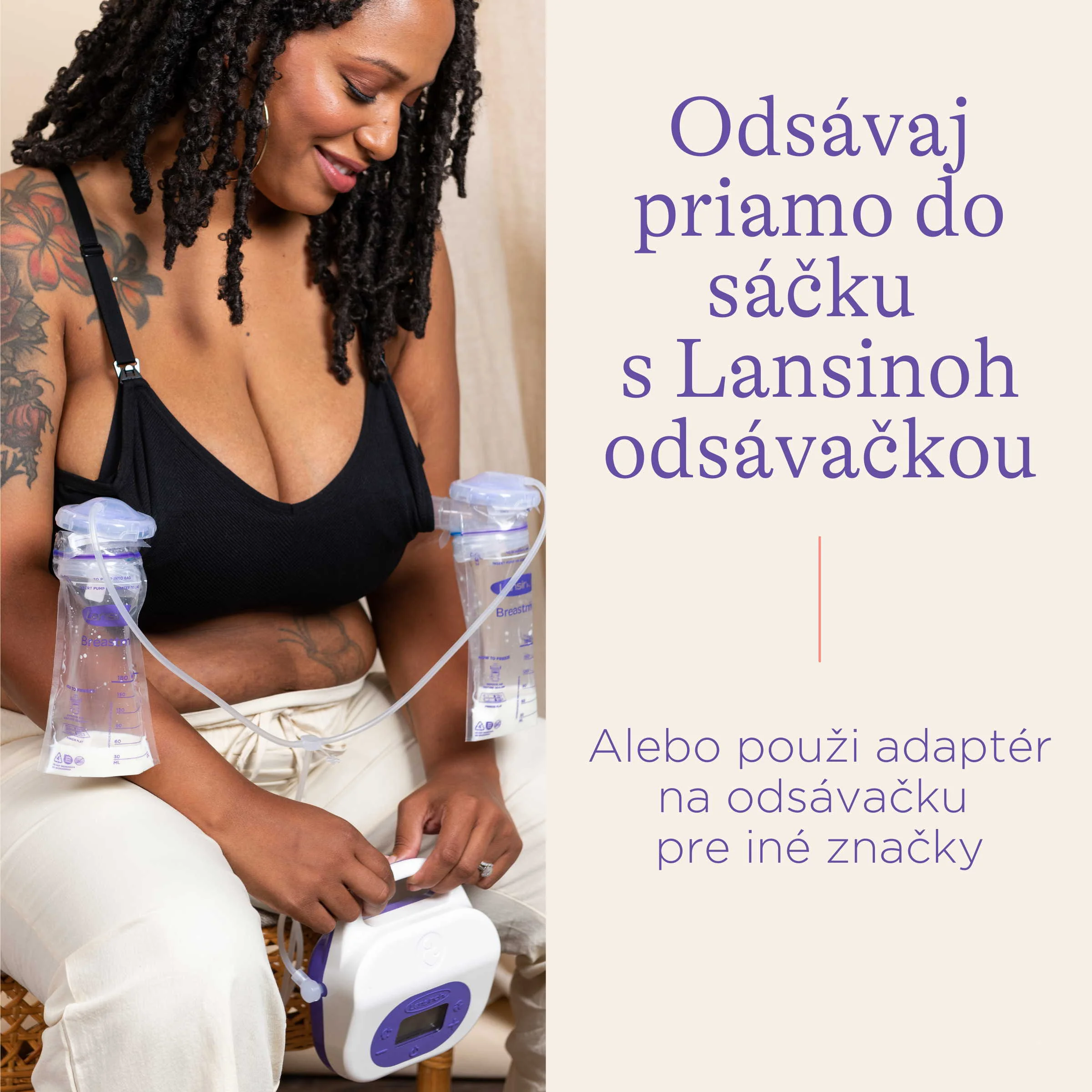 Lansinoh Sáčky na skladovanie materského mlieka 25 ks