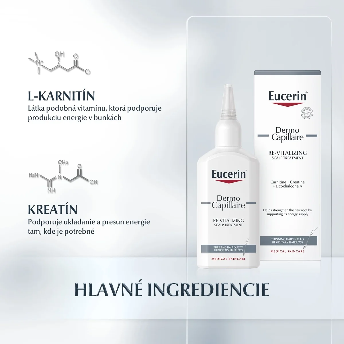 Eucerin DermoCapillaire proti vypadávaniu vlasov 1×100 ml, tonikum (re-vitalizing)