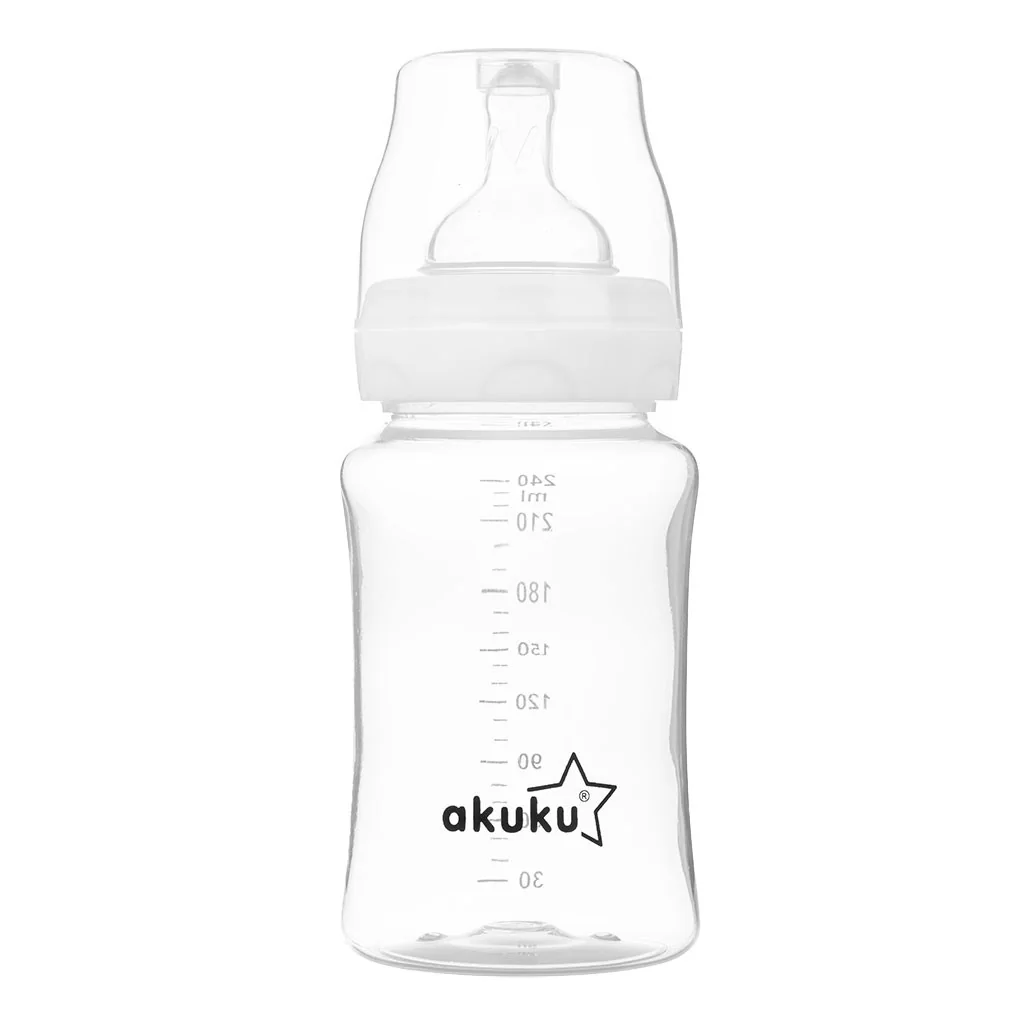 Antikoliková fľaša so širokým hrdlom Akuku 240 ml , 20C50312