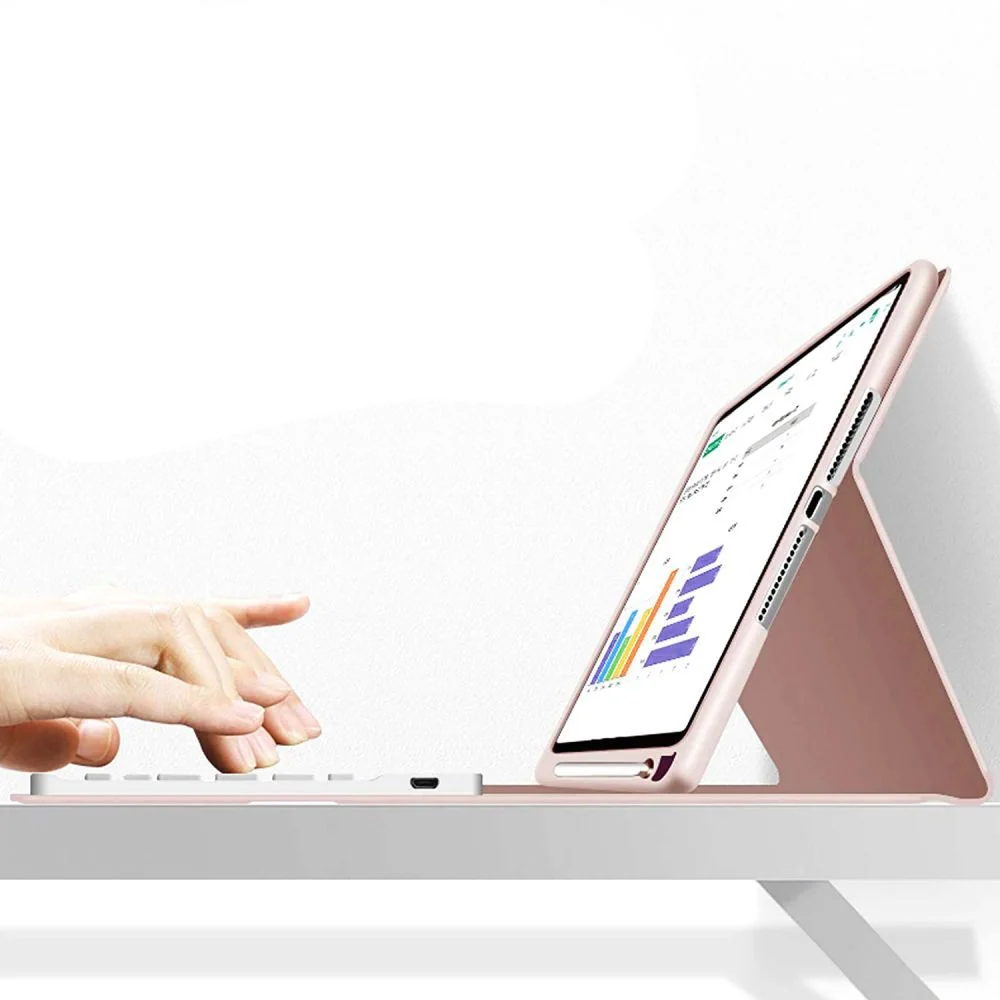 Tech-Protect SC Pen puzdro s klávesnicou na iPad 10.9'' 2022 ružové