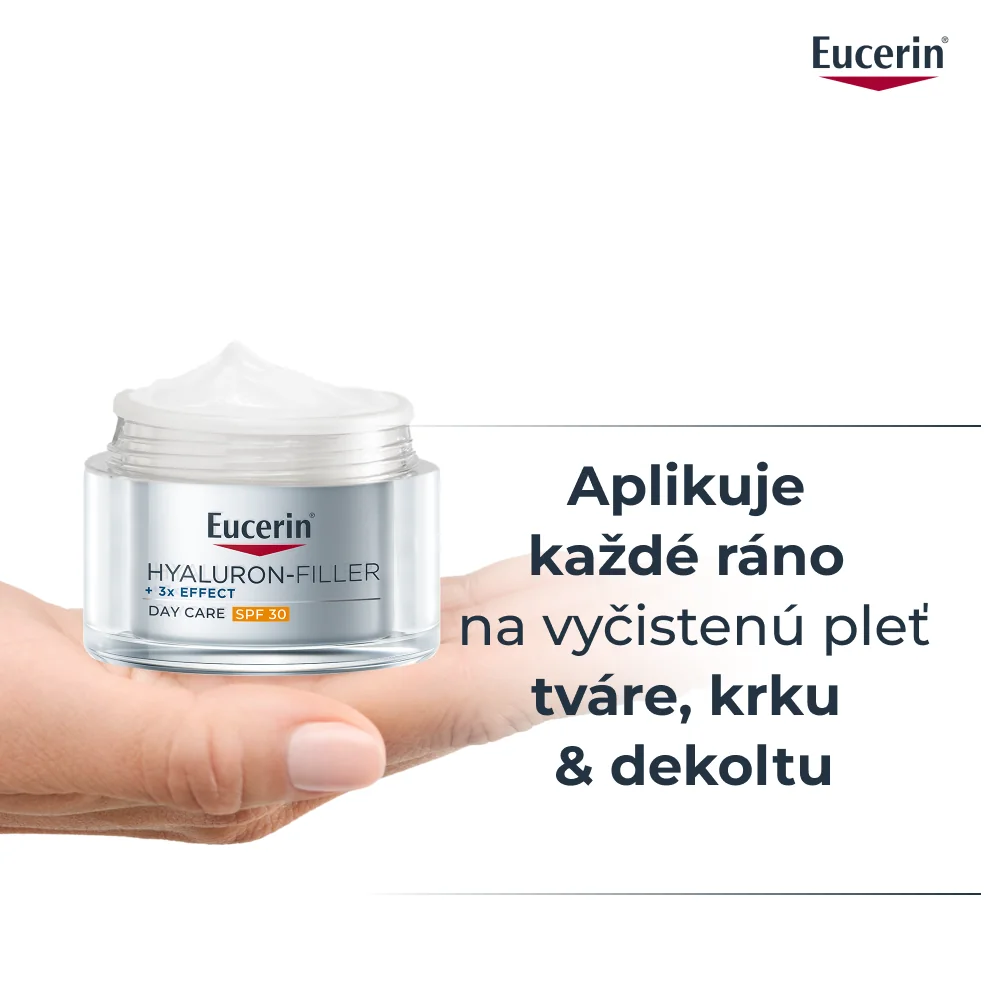 Eucerin HYALURON-FILLER + 3x EFFECT Denný krém SPF 30 NÁHRADNÁ NÁPLŇ 50 ml
