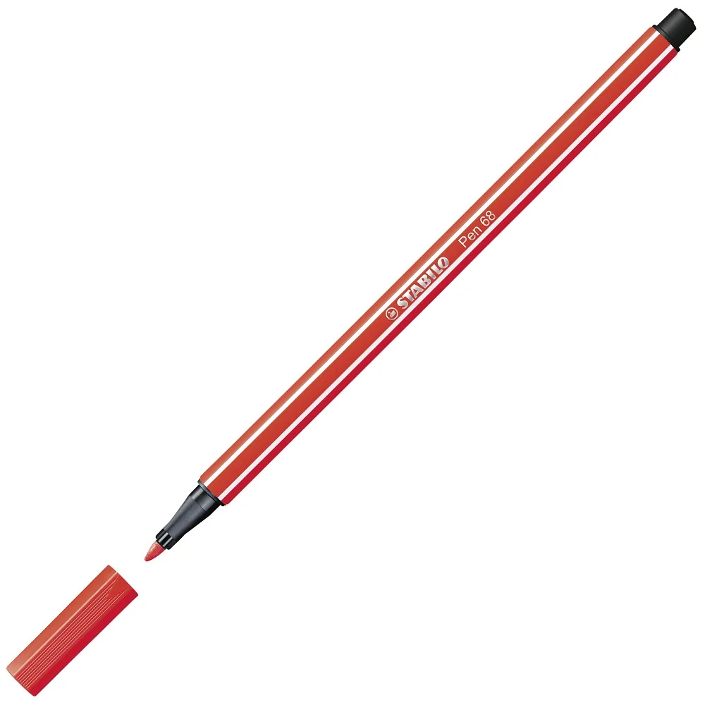 Prémiová vláknová fixka Pen 68, sada 6 farieb 6806/PL, 6 ks v sade