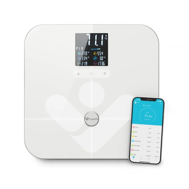 TrueLife FitScale W7 BT White 1×1 ks, osobná váha
