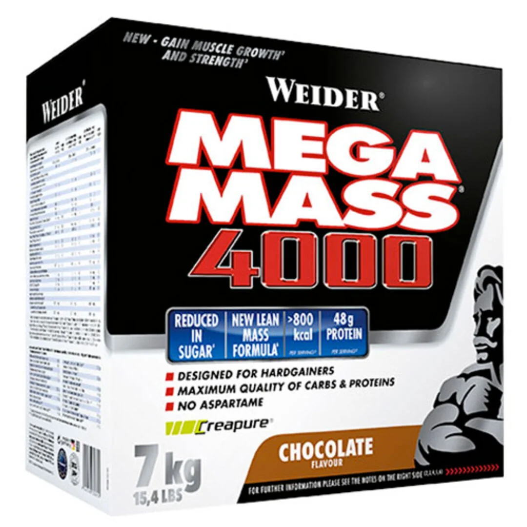 Weider Mega MASS 4000 - vanilka, 3 kg