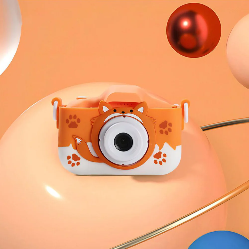 MG X1000 Fox detský fotoaparát + 32GB karta, oranžový