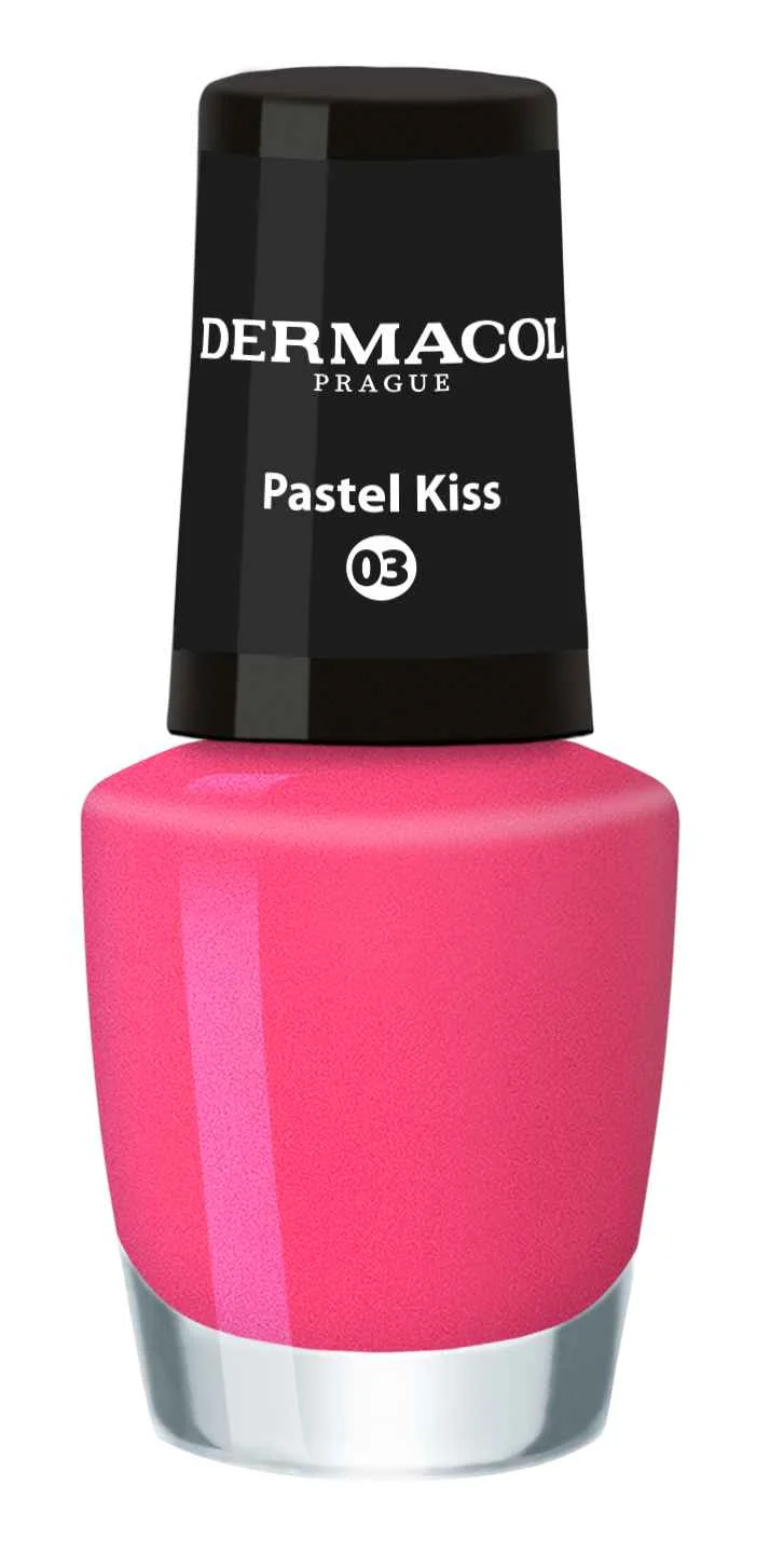 Dermacol Lak na nechty Mini Pastel Kiss č.03 1×5 ml, lak na nechty
