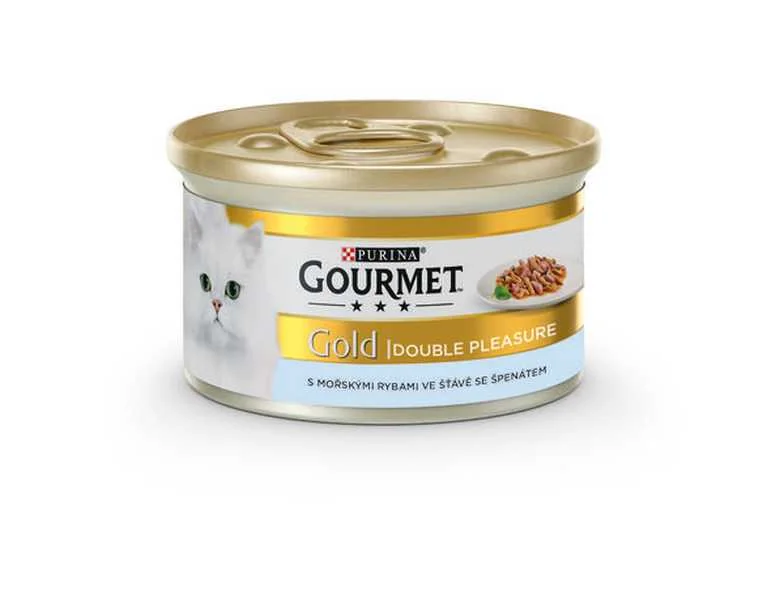 Gourmet Konzerva Gold s Morskými Rybami 85g 1×85 g