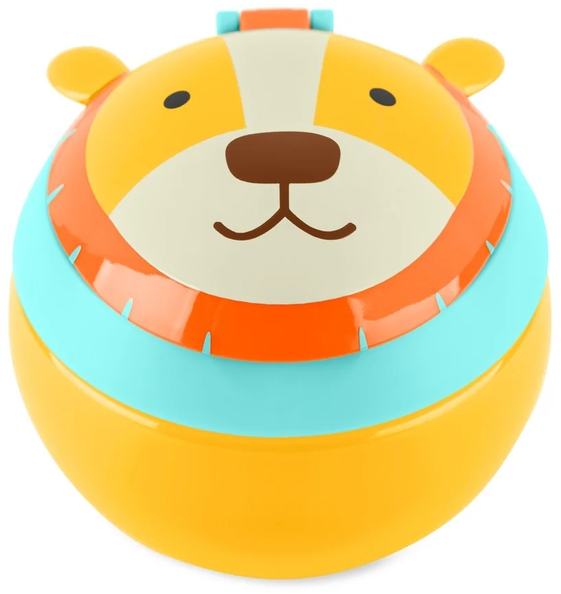 SKIP HOP Zoo Nádoba na sušienky Lev 12m+ 1×1 ks, nádoba na sušienky