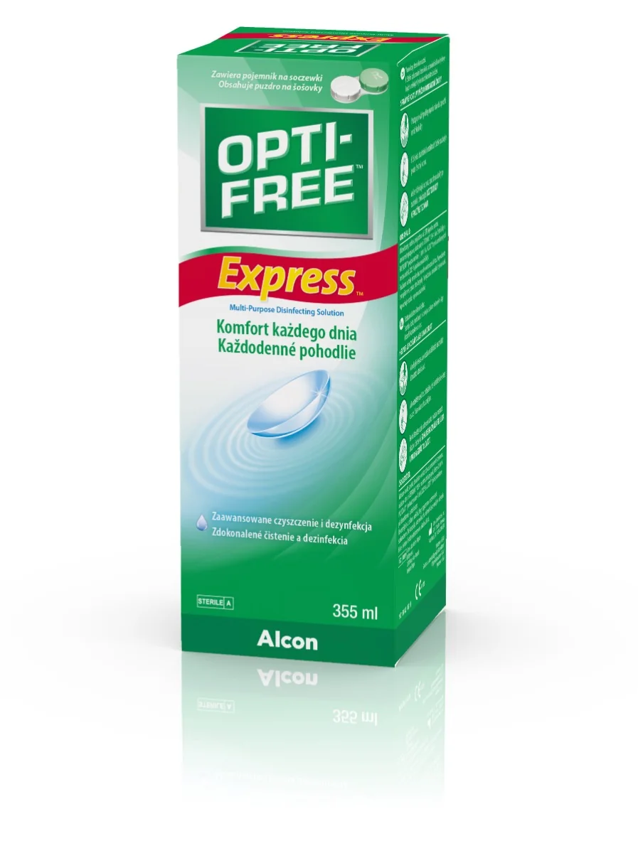 OPTI-FREE EXPRESS 1×355 ml, dezinfekcia