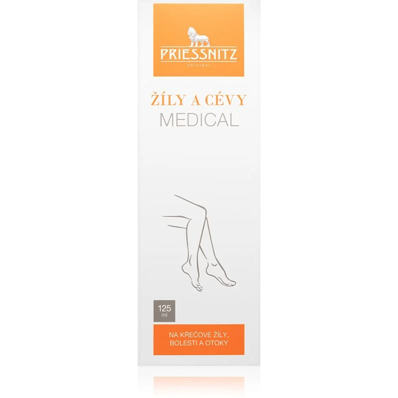 PRIESSNITZ ŽILY A CIEVY MEDICAL 1×125 ml, gél