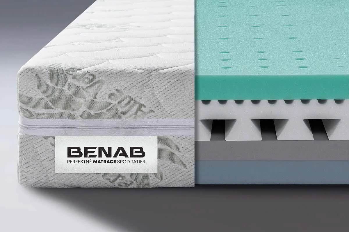 BENAB OMEGA FLEX 200x160 Penový matrac 1×1 kus, penový matrac, 200x160