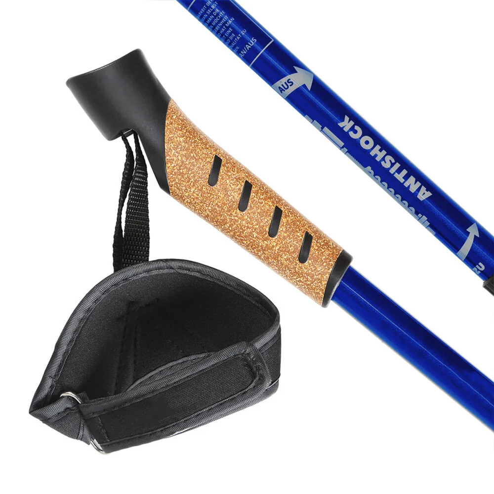 MG Nordic Walking trekingové palice 63 -135 cm, modré