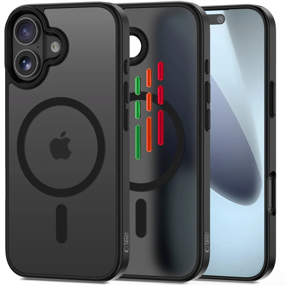 Tech-Protect MagMat XT 4-Set MagSafe kryt na iPhone 17, čierny