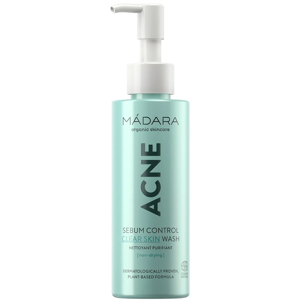 Mádara ACNE Sebum Control Clear Skin Umývací Gél 1×140 ml, prírodná čistiaca pena