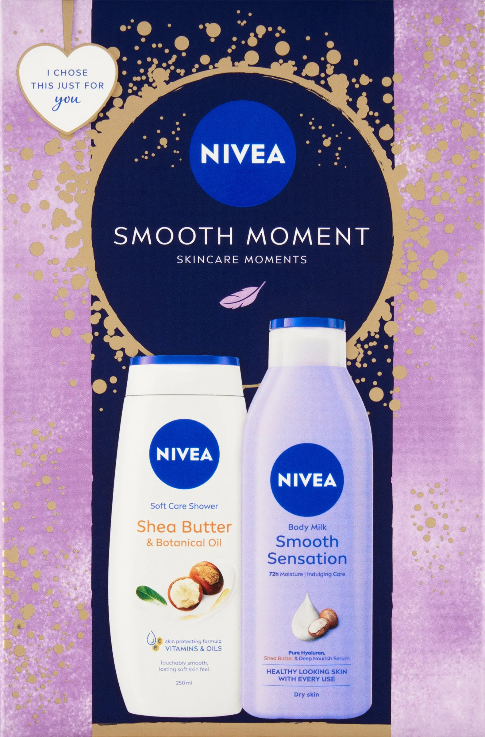 NIVEA BOX BODY SMOOTH 1×1 ks, darčekové balenie