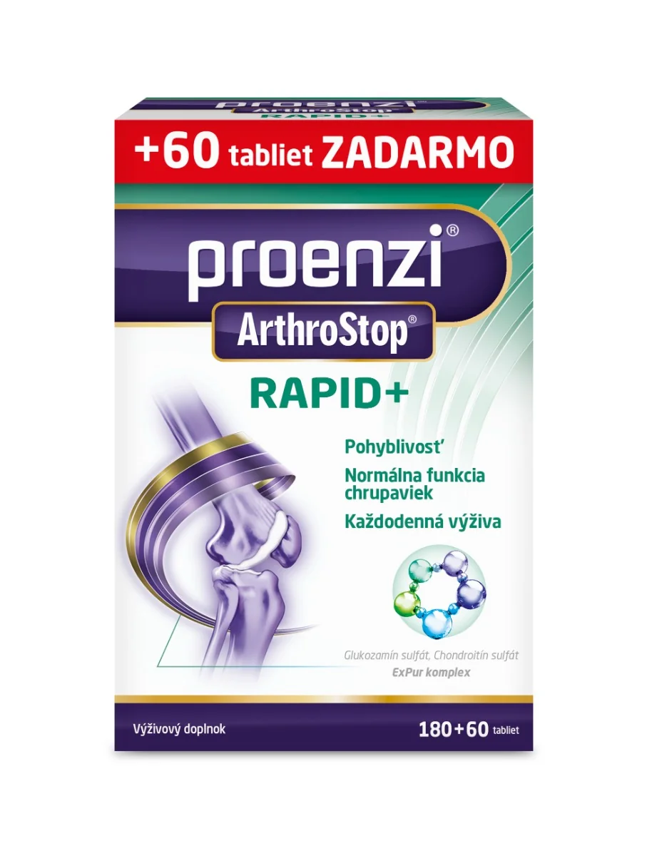 Proenzi ArthroStop RAPID+ 1×240 tbl, výživový doplnok