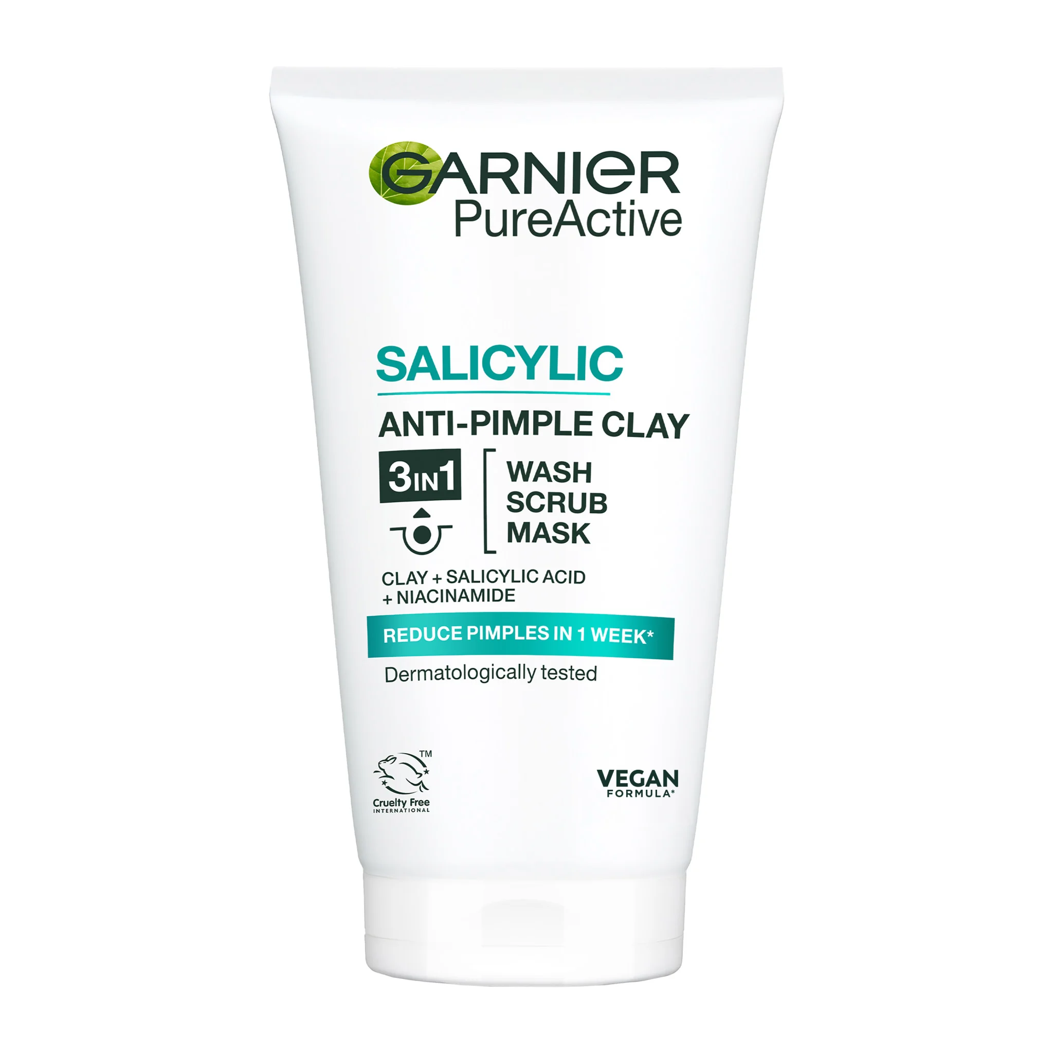Garnier Skin Naturals Pure čistiaci peeling 3 v 1 1×150 ml, čistiaci peeling