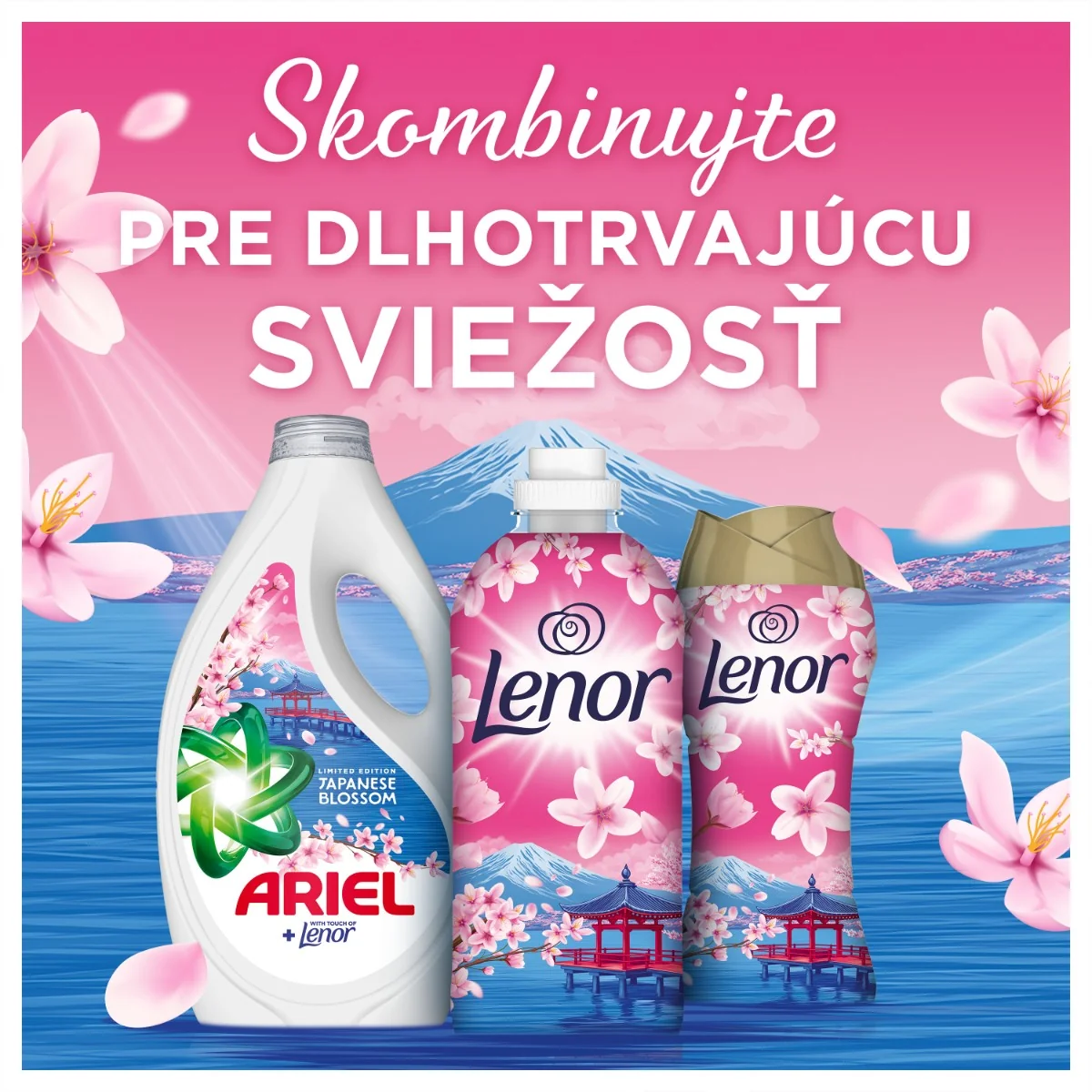 Ariel Tekutý Prostriedok Na Pranie, 90 Praní, Japanese Blossom 4050 ml