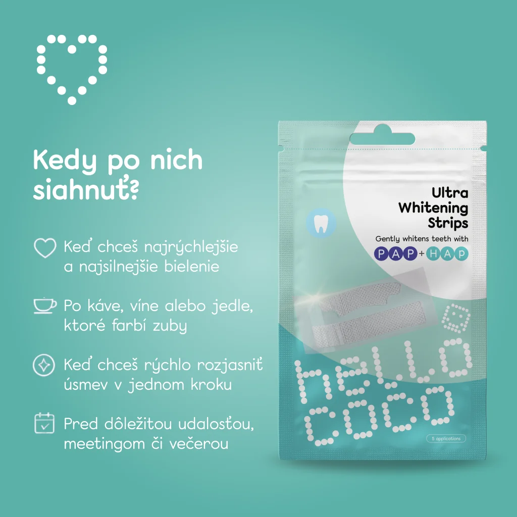 PAP Ultra bieliace pásiky 10 ks