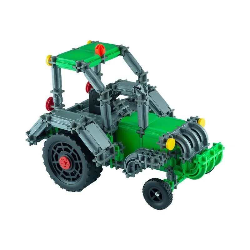 SEVA Stavebnica Seva Doprava Traktor plast 384 dielikov v krabici 35x33x5cm 5+