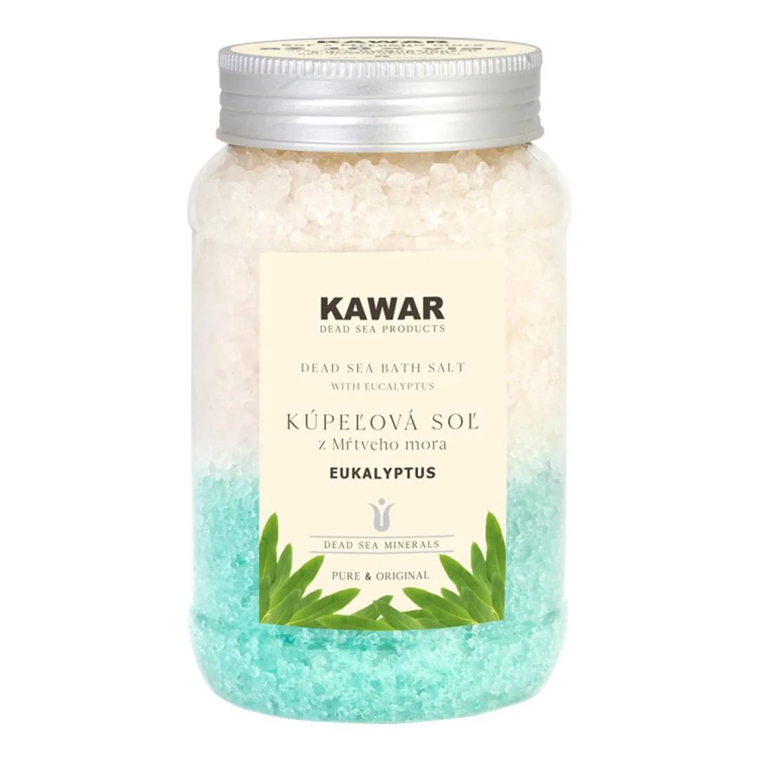 KAWAR soľ z mŕtveho mora s vôňou eukalyptus 500g