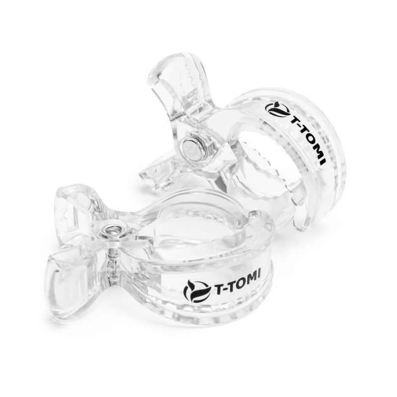 T-TOMI Klip Clear 1×2 ks, klip na kočík