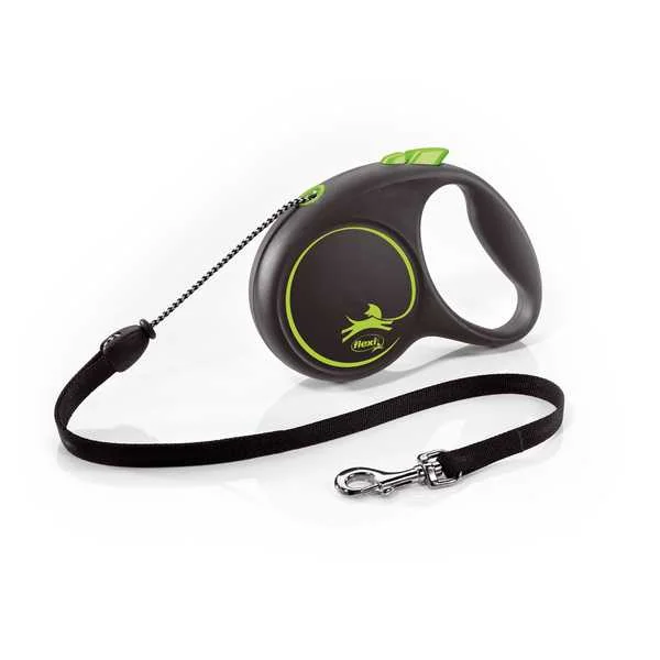 Flexi Black Design M Lanko 5m/20kg Zelené 1×1 ks