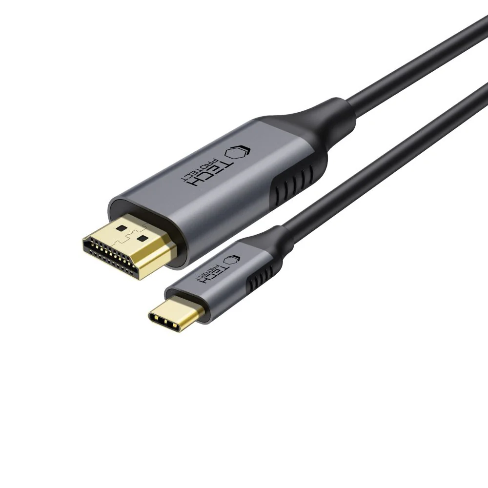Tech-Protect Ultraboost kábel USB-C / HDMI 2.0 4K 1.8m, čierny