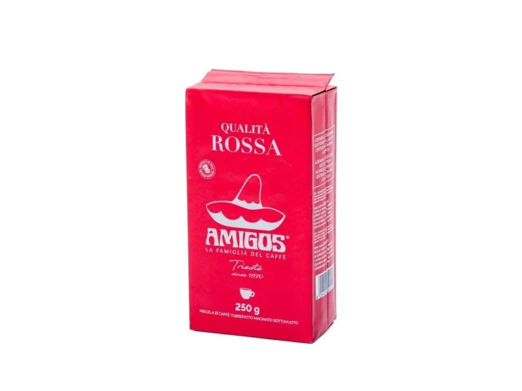 Amigos Caffé Trieste Qualitá Rossa mletá káva 250 g