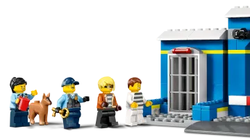 LEGO® Naháňačka na policajnej stanici City 60370 1×1 ks, lego stavebnica