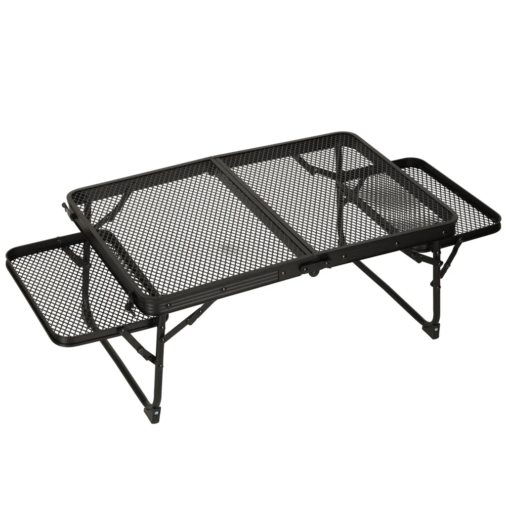 Skladací turistický stôl LUARO 87×60 cm výška 27 cm hliník
