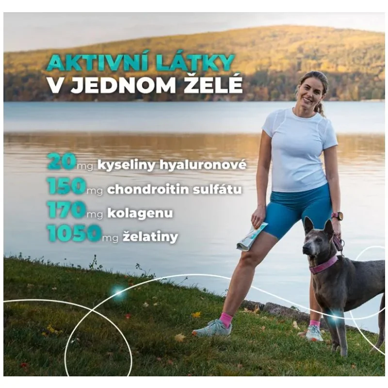 Kolagén pre malé a stredné psy 180 g, pečeňová