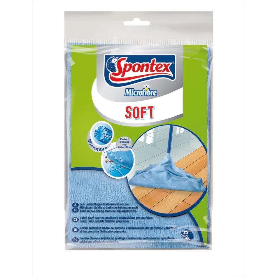 Spontex Soft hadr na podlahu z mikrovlákna 50x60 cm