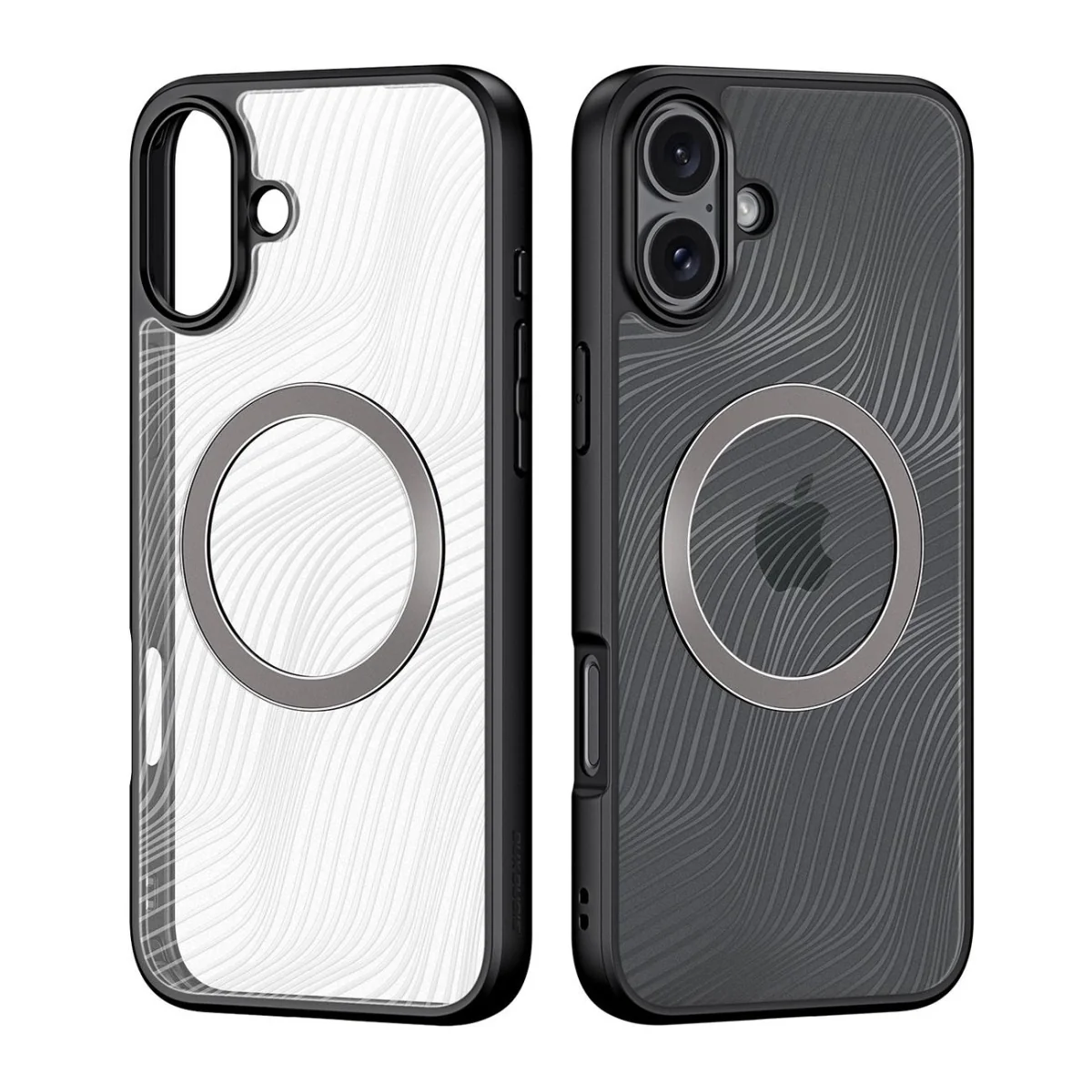 Dux Ducis Aimo MagSafe kryt na iPhone 16, čierny Anti-šokové puzdro
