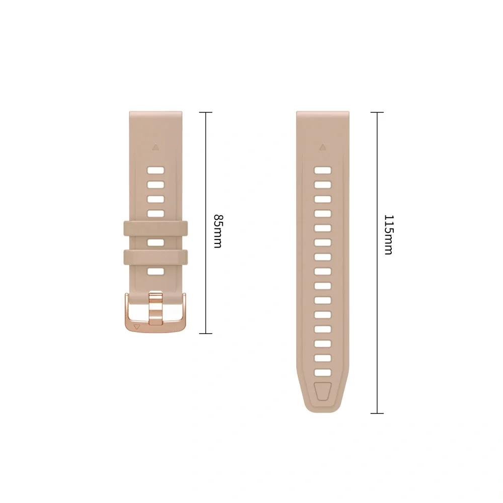 Tech-Protect Silicone remienok Garmin QuickFit 20mm, walnut
