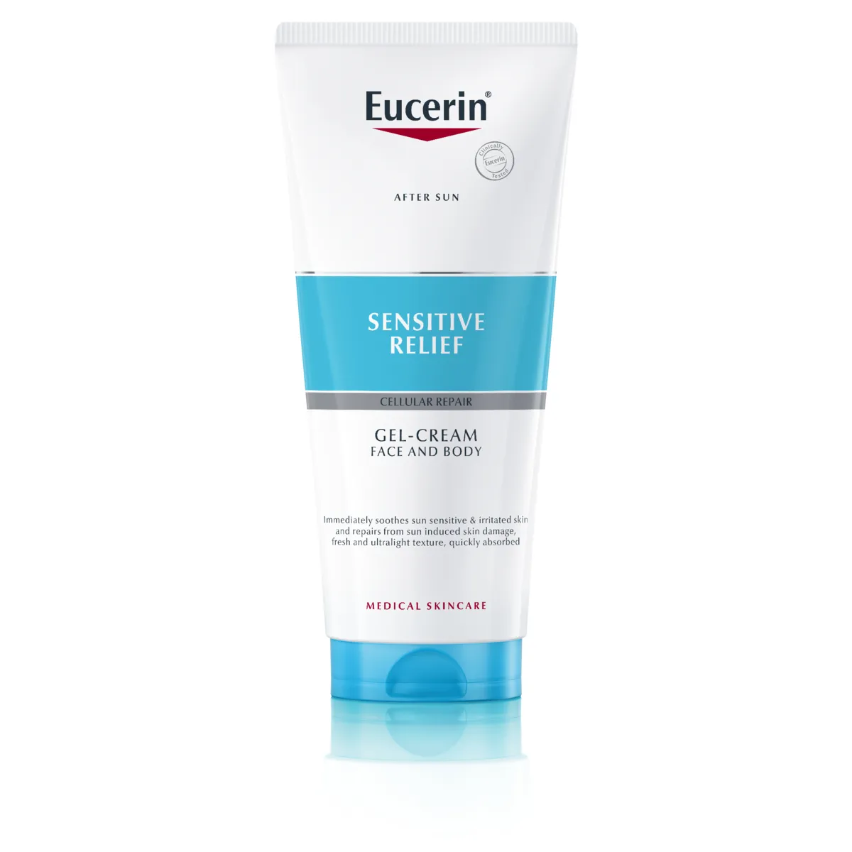 Eucerin SUN Regeneračný gélový krém po opaľovaní SENSITIVE RELIEF, 200 ml 200 ml
