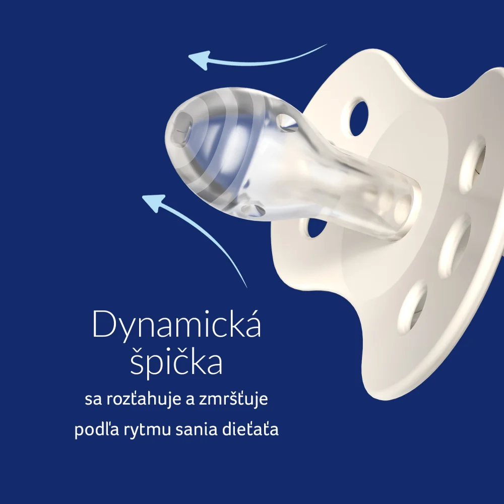 LOVI Mini cumlík silikónový dynamický PETIT MARIN 0-2m chlapec 2 ks
