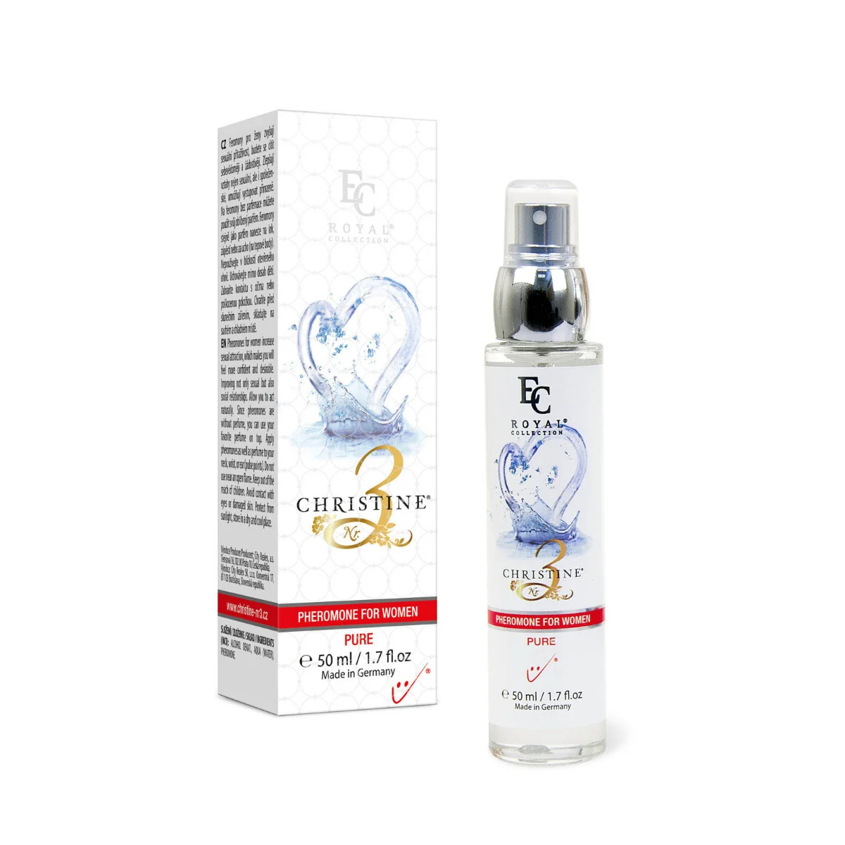 Christine Nr.3 - Feromóny - Pheromone Pure Women L 1×50 ml, pre ženy