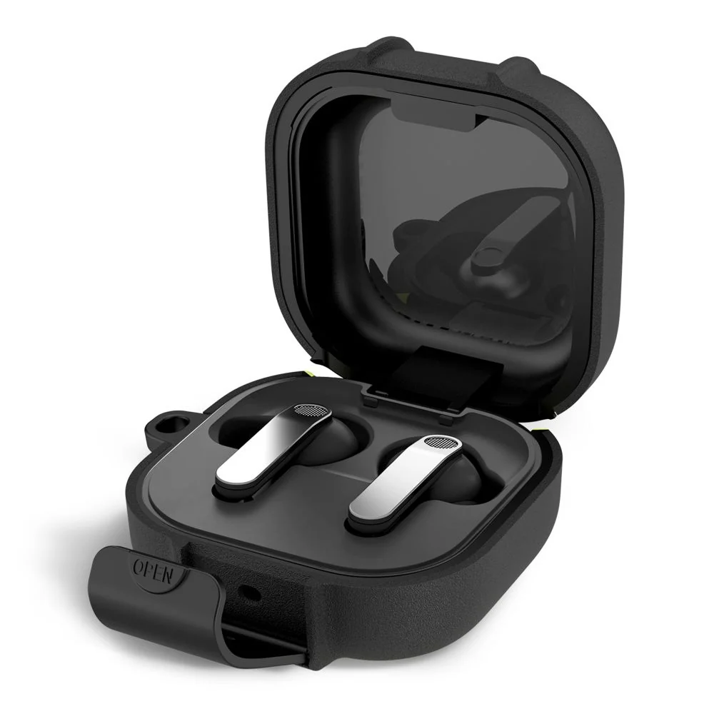 Tech-Protect Slim Hook puzdro na Samsung Galaxy Buds 4 / 4 Pro, čierne