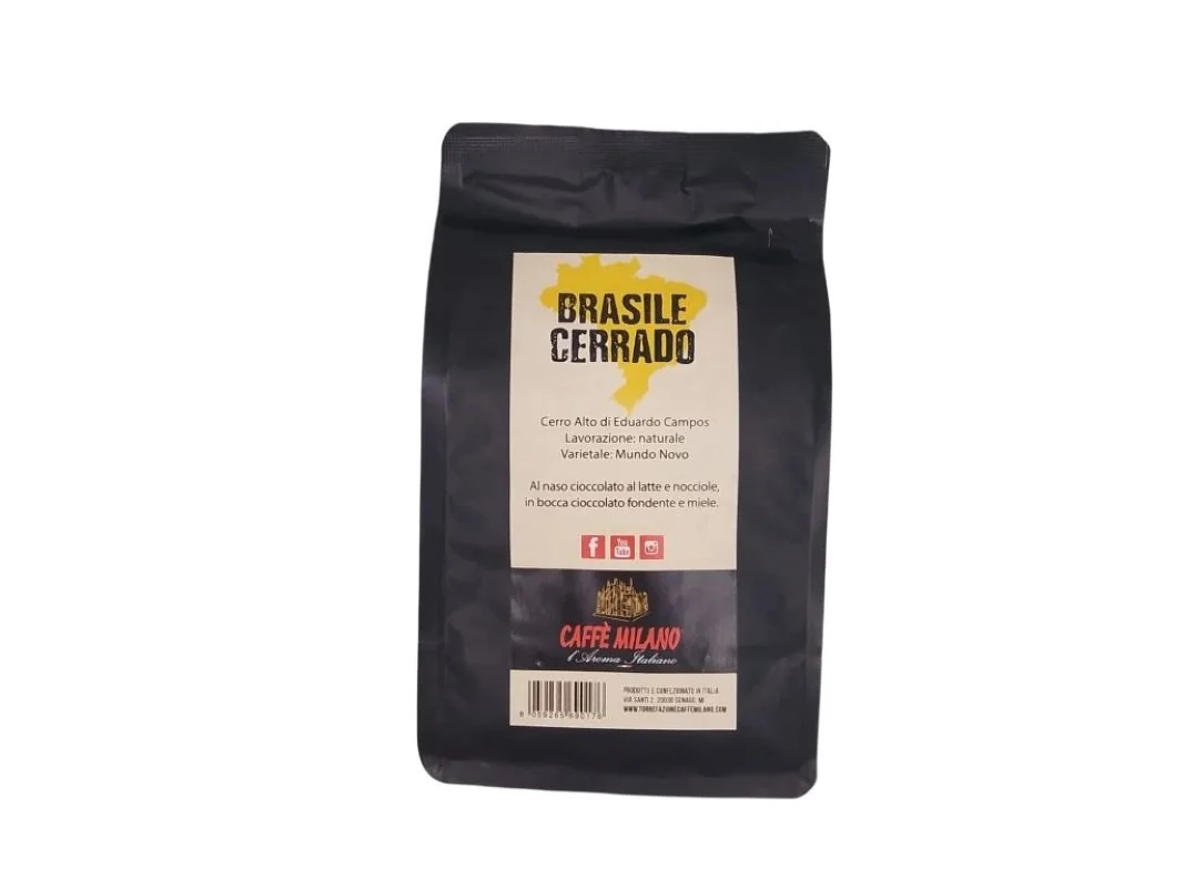 Caffé Milano Nativo Brasile zrnková káva 250 g